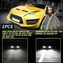 Vehemo H1 8000LM высокое Мощность Универсальный светодиодный фонарь аксессуары безопасности автомобиля светодиодный фар освещение сборки спереди лампа