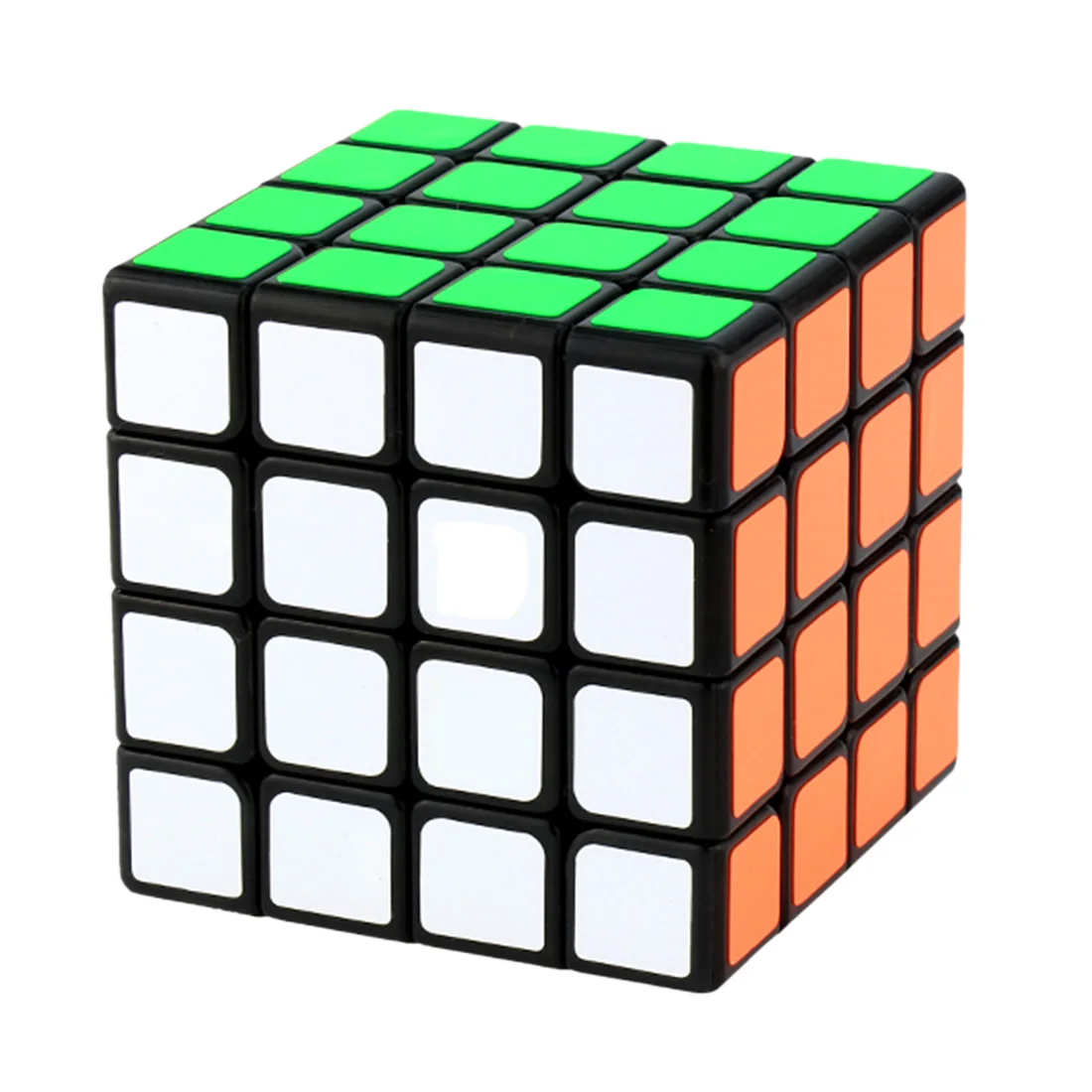 MeiLong4 MF8826 4X4 волшебный куб головоломка игра головоломка кубики Дети Ранние развивающие игрушки для детей куб-разноцветный - Цвет: Черный
