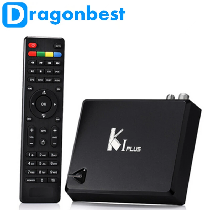 

K1 Plus DVB-T2 S2 Amlogic S905 Quad Core Android 5.1.1 OTT TV Box Bluetooth 4K 1G/8G KODI H.265 Wifi Media Player free shipping