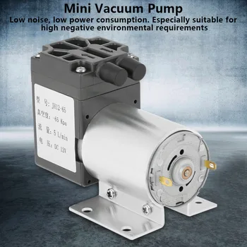 

1 PC Vacuum Suction Pump DC 12V 5L/min 120kpa Mini Vacuum Pump Negative Pressure Pumping 6W With Holder