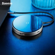 Baseus usb type C концентратор к HDMI USB 3,0 концентратор type-c адаптер питания для MackBook Pro Беспроводное зарядное устройство для iPhone Xs Max USBC сплиттер