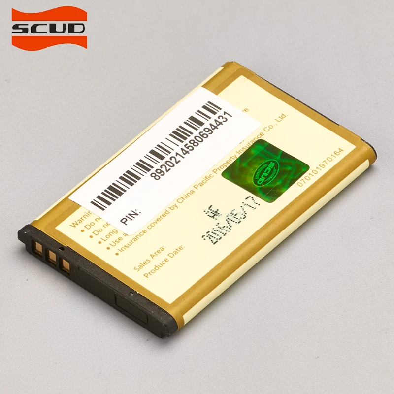 SCUD BL 4C аккумулятор для телефона Nokia 6100 6300 6125 6136S 6170 6260 6301 7705 7200 BL4C 900 мАч|battery for|battery for