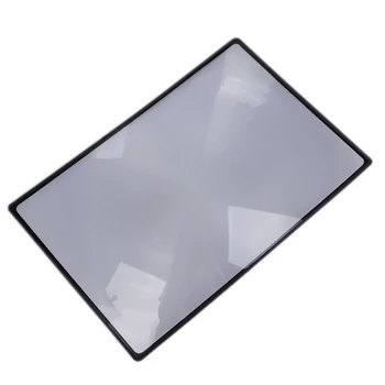 

Magnifying Glass A5 Flat PVC Magnifier Sheet X3 Book Page Magnification Magnifying Reading Glass Lens Tool Parts 18*12cm