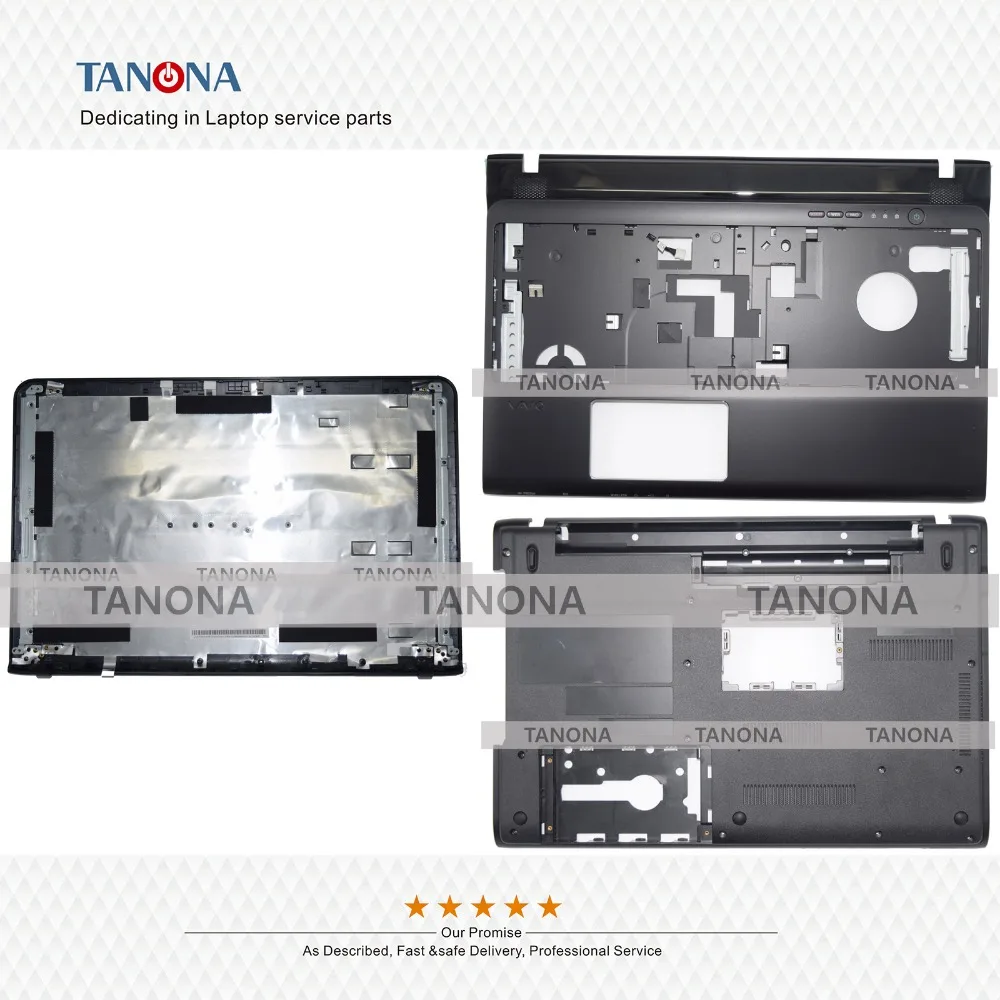 

Orig New for Sony VAIO SVE151 SVE151C11M SVE151D12T Back Cover WIS604RM07+Palmrest WIS604RM0500 black+Bottom Case WIS604RM0100