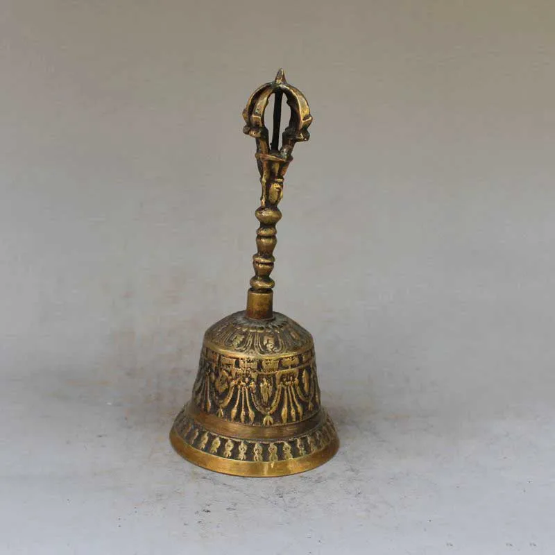 Free shipping Old Tibetan Buddhism temple Exorcism silver