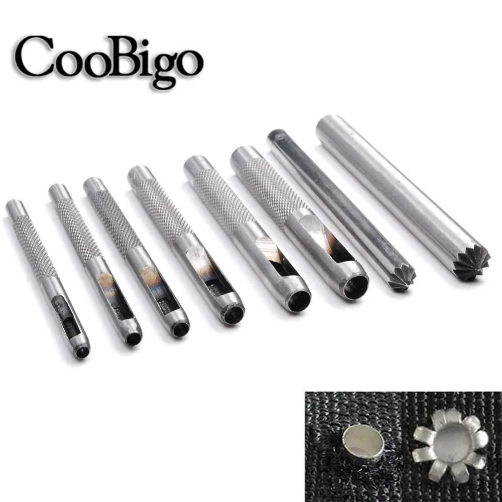 

Suitable for Inner Diameter 3mm~7mm Metal Eyelet Installation Tools 8mm 11mm flowering punches combination for Scrapbook Cap Bag