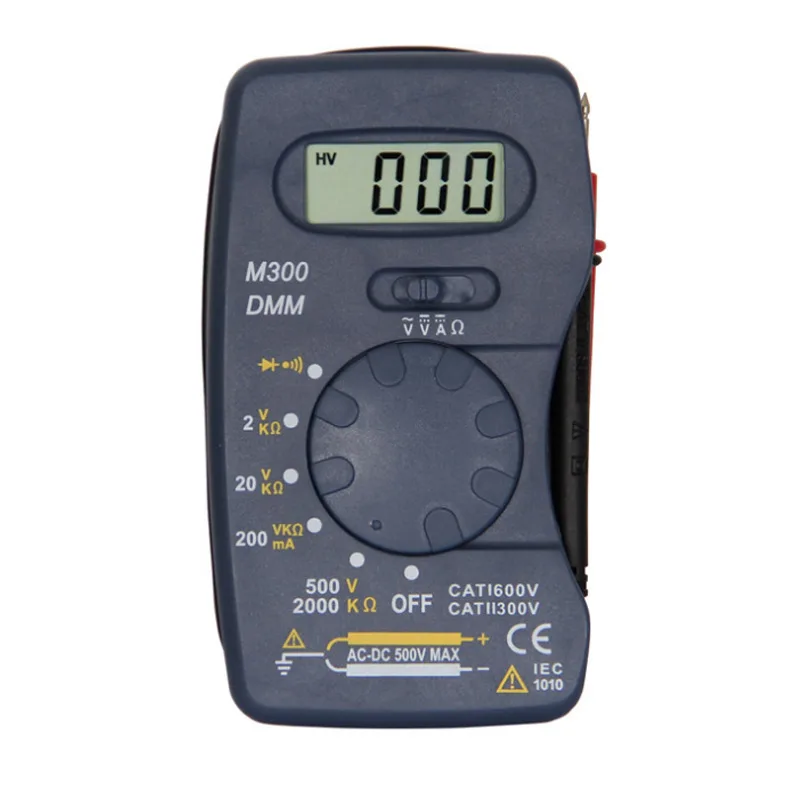 DT83B Pocket Digital Multimeter Ammeter Voltmeter DC/AC Ohm Voltage Multi Current Meters Tester Electrical - Цвет: M300