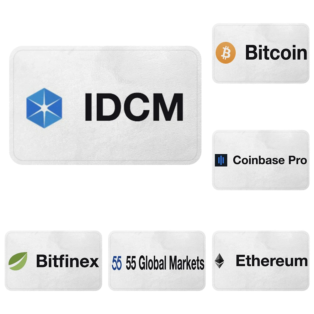 IDCM Coinbase Pro Bitfinex Биткойн криптовалюта обмен ковер декоративные коврики комната автомобиль пол бар ковры домашний декор для дверей подарок