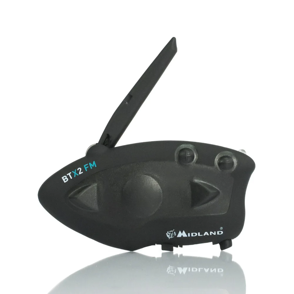 MIDLAND BTX2 FM интерком для мотоцикла Bluetooth переговорное расстояние 800 м
