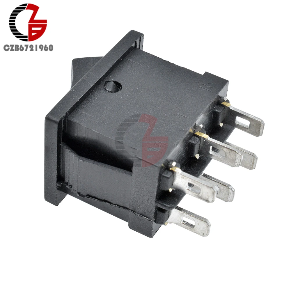 2 шт. 6Pin DPDT ON-OFF-на 3 позиции оснастки Boatlike кулисный переключатель переменного тока 6A/250V 10A/125V