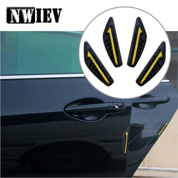 

NWIEV Car Styling 4PCS Car door Anti-Collision Stickers For BMW E46 E39 E90 E60 X5 Honda Civic 2017 Accord Chevrolet Accessories