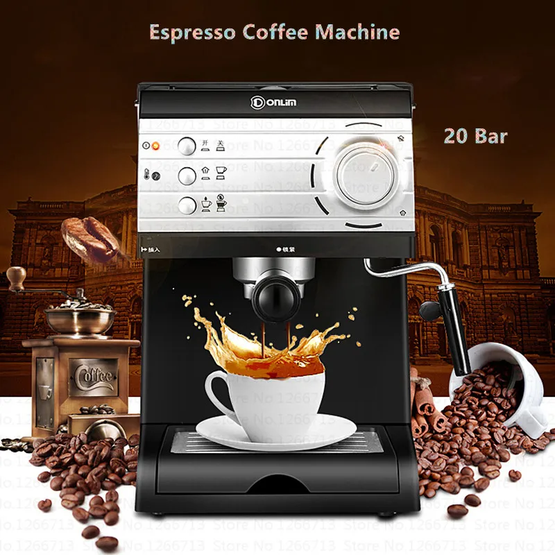 Cheap Italian 20 Bar High Pressure Steam Semi automatic Espresso Coffee