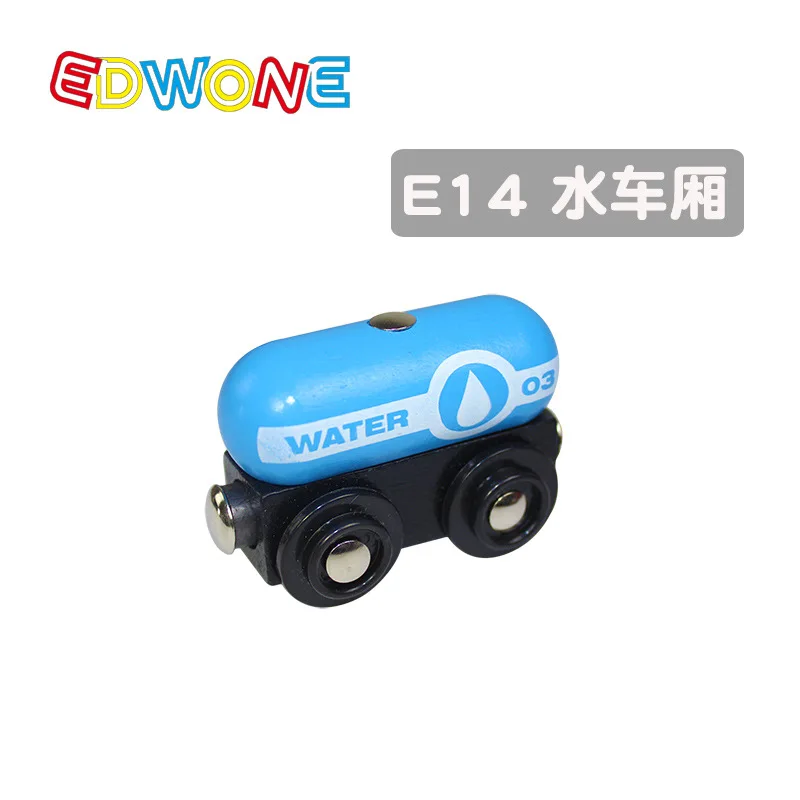 EDWONE wooden magnetic train for Thomas wooden tracks can be connected to the Thomas train variety wooden train 7