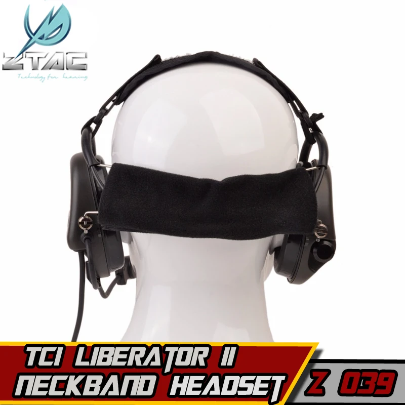 Z TAC Softair Tactical TCI LIBERATOR II Шейная гарнитура тактические военные охотничьи наушники