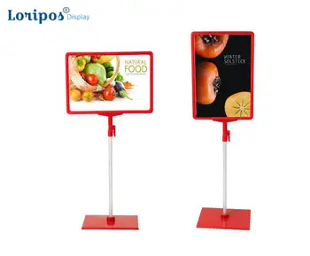 

Supermarket Pop Advertising Poster Display Stand Rack A3/a4/a5 Photo Frame Price Label Sign Billboard Promotions Rack