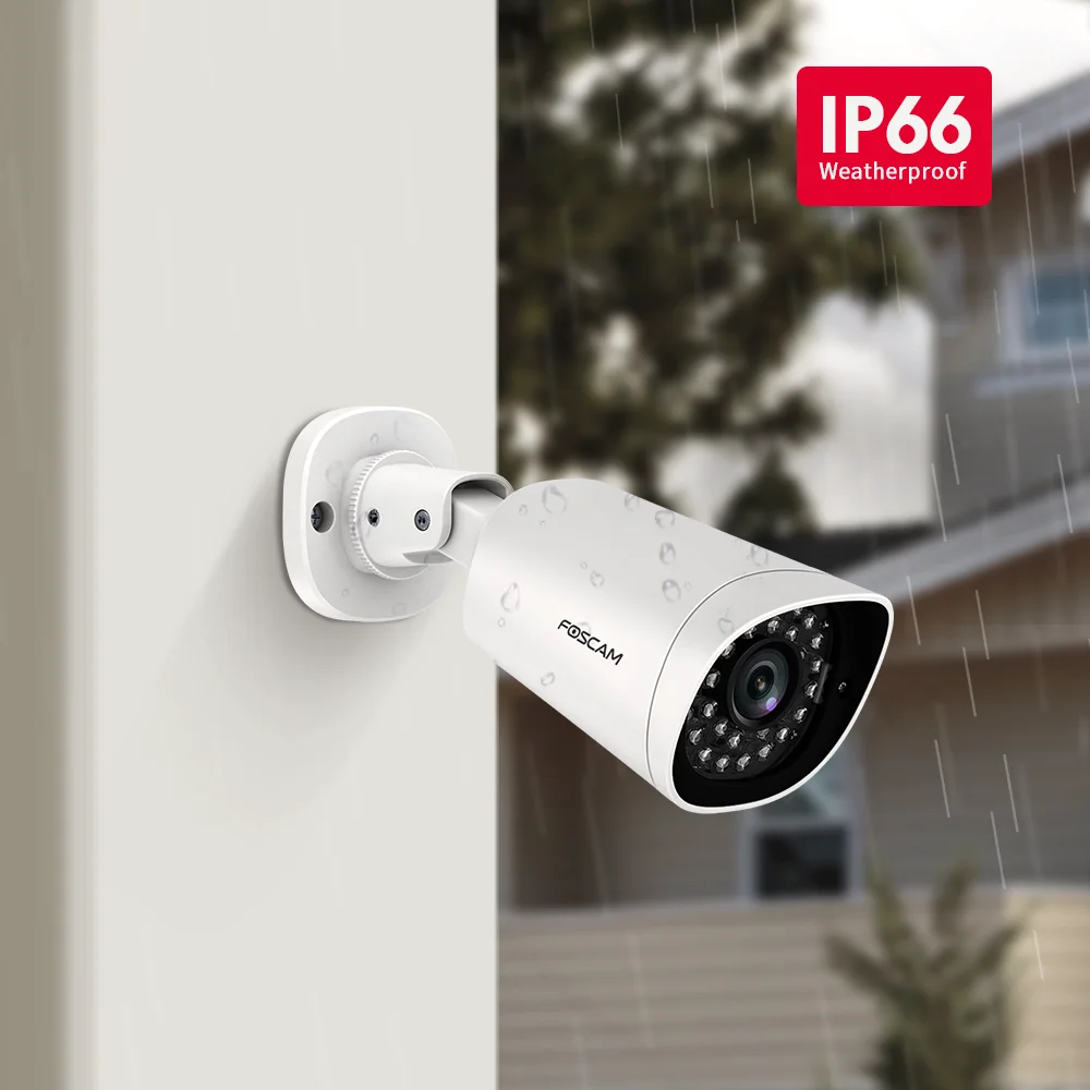 Foscam G4EP Super HD 4MP(1440 P) PoE Открытый ip-камеры безопасности Камера 8-часовой бесплатное Облачное хранилище Ночное видение IP66 пуля Камера