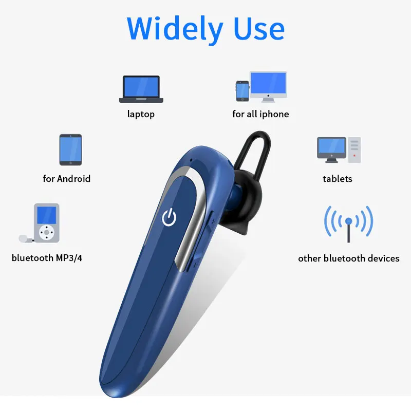 Bluetooth Headset For Redmi k20 pro mi 9 Samsung a50 Noise Cancelling Bluetooth 5 0 Earphone For iPhone X 7 8 Plus Headphones