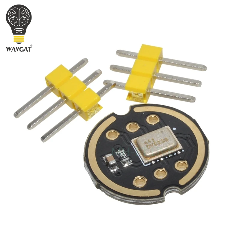 

WAVGAT Omnidirectional Microphone Module I2S Interface INMP441 MEMS High Precision Low Power Ultra small volume for ESP32