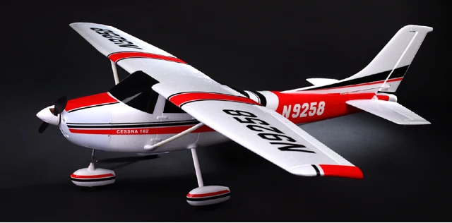 Без батареи радиоуправляемая модель самолета Cessna 182 epo RTF + адаптер|cable pipe|cable tiecable