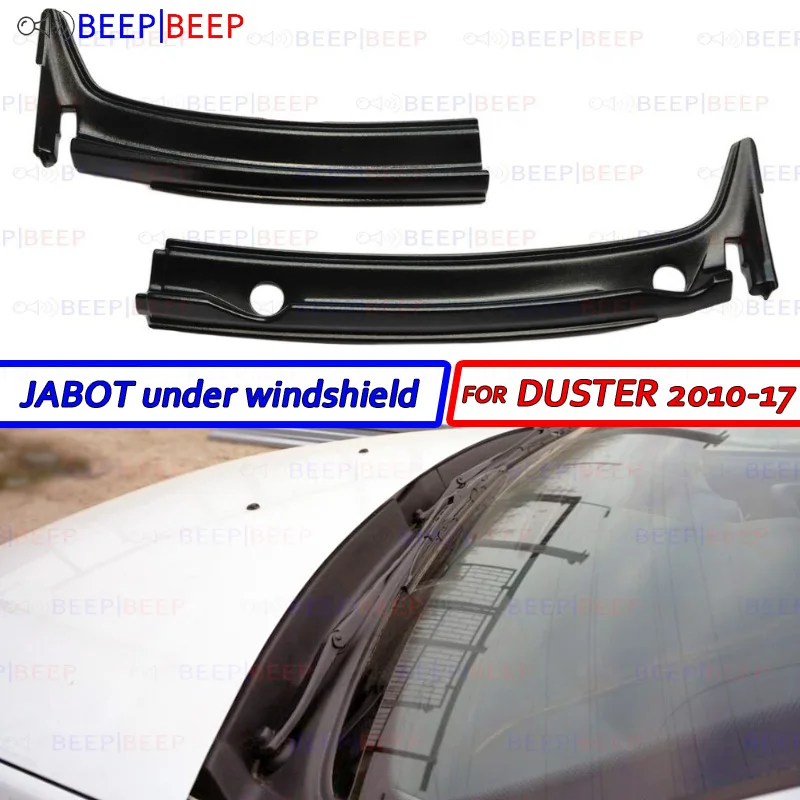 

Jabot under windshield for Renault Duster 2010-2017 plastic ABS protection embossed function car styling accessories