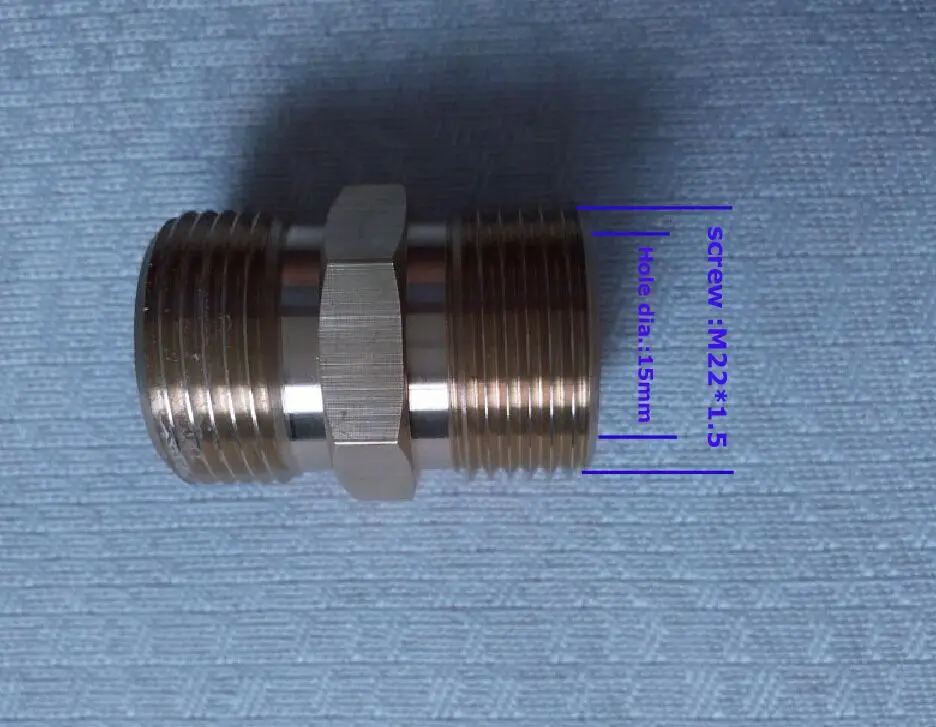 car washer hose connector M22*1.5 *15MMin Pipe Fittings from Home