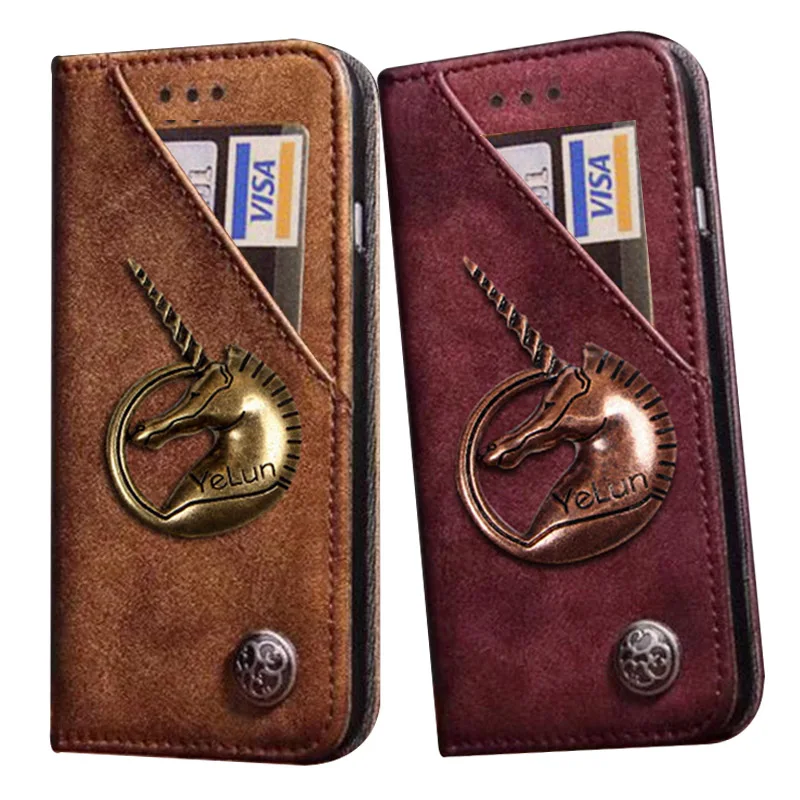 YeLun Capa Fundas For TP-LINK Neffos C9 Card Holder Cover Case TP707A/TP707C Leather Phone Unicorn Wallet Flip | Мобильные телефоны