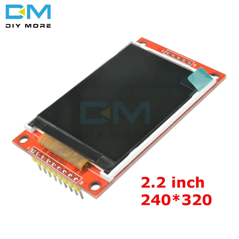 1.44/1.8/2.2/2.4/2.8 Inch TFT Color Screen LCD Display Module 128*128 240*320 Micro SD ST7735S ILI9341 ILI9225 with Touch - Цвет: 2.2 Inch