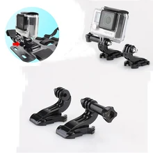 Gopro Accessories Set Kits Quick Base Adapter 3 Way Arm Tripod Mount for SJCAM SJ4000 SJ6000 GoPro 4 3 Xiaomi yi 4K Eken h9r