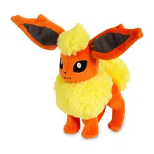 7inch Eevee Flareon Kunai standing Plush cute lifelike high quality christmas birthday gift for kids