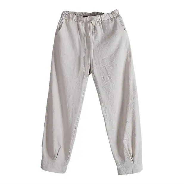 M~ 4XL Горячее предложение мужская одежда модные свободные лен и широкие штаны Большие размеры певица костюмы