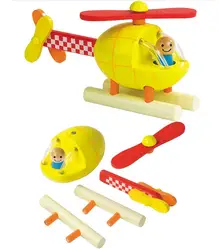 Высокое качество красочные мини-деревянные ракеты модель детские игрушки сортировки, верстка и укладки игрушки подарок магнит комплект