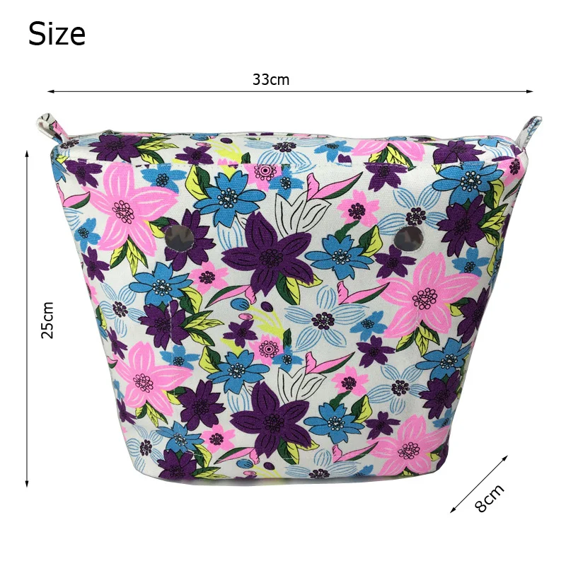 Mini/Classic waterproof Inner Pocket Lining Waterproof Canvas Insert for Obag mini inner EVA O BAG Women Handbag accessories