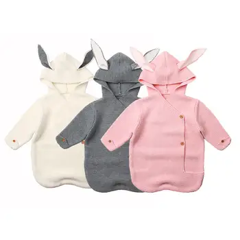 

Baby knit sleeping bag wrap