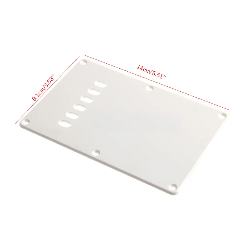 Белая задняя панель Tremolo верхняя крышка тремоло системы для Stratocaster Strat Parts Новая