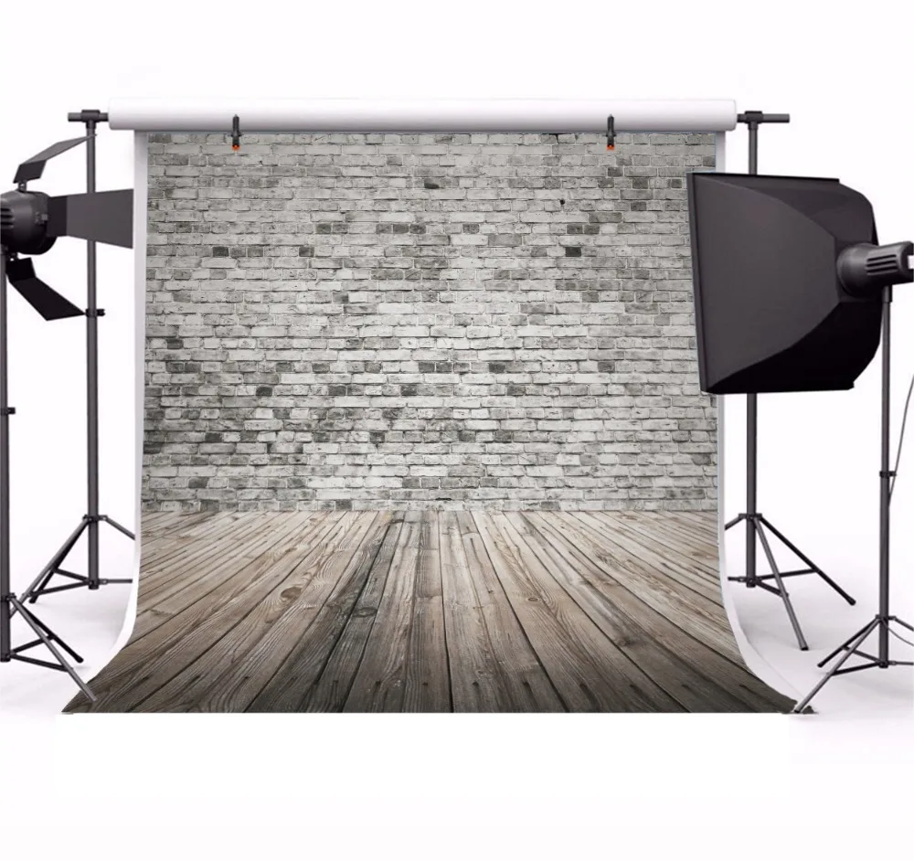 GoHeBe 8x6.5ft Grunge Concrete Wall Vinyl Photography Background Rustic Weathered Wall Backdrops Child Kids Adult Pets Portrait Clothes Product Shoot Studio Photo Props