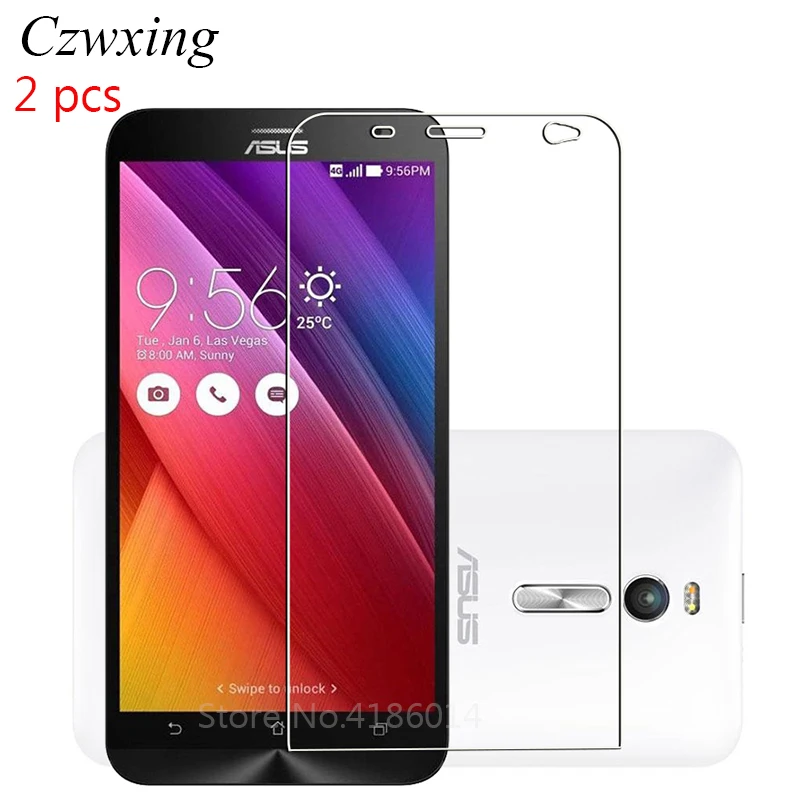 2pcs Tempered Glass For Asus Zenfone 2 ZE551ML Screen Protector For Asus Zenfone 2 ZE551ML ZE550ML ZE 551ML Z008D Z00AD Zenfone2 (2)