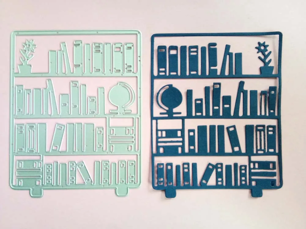 رف خزانة المعادن قطع يموت سكرابوكينغ الحرفية يموت تخفيضات رقيقة ورقة الفن زخرف بطاقة جعل استنسل 120*95 مللي متر