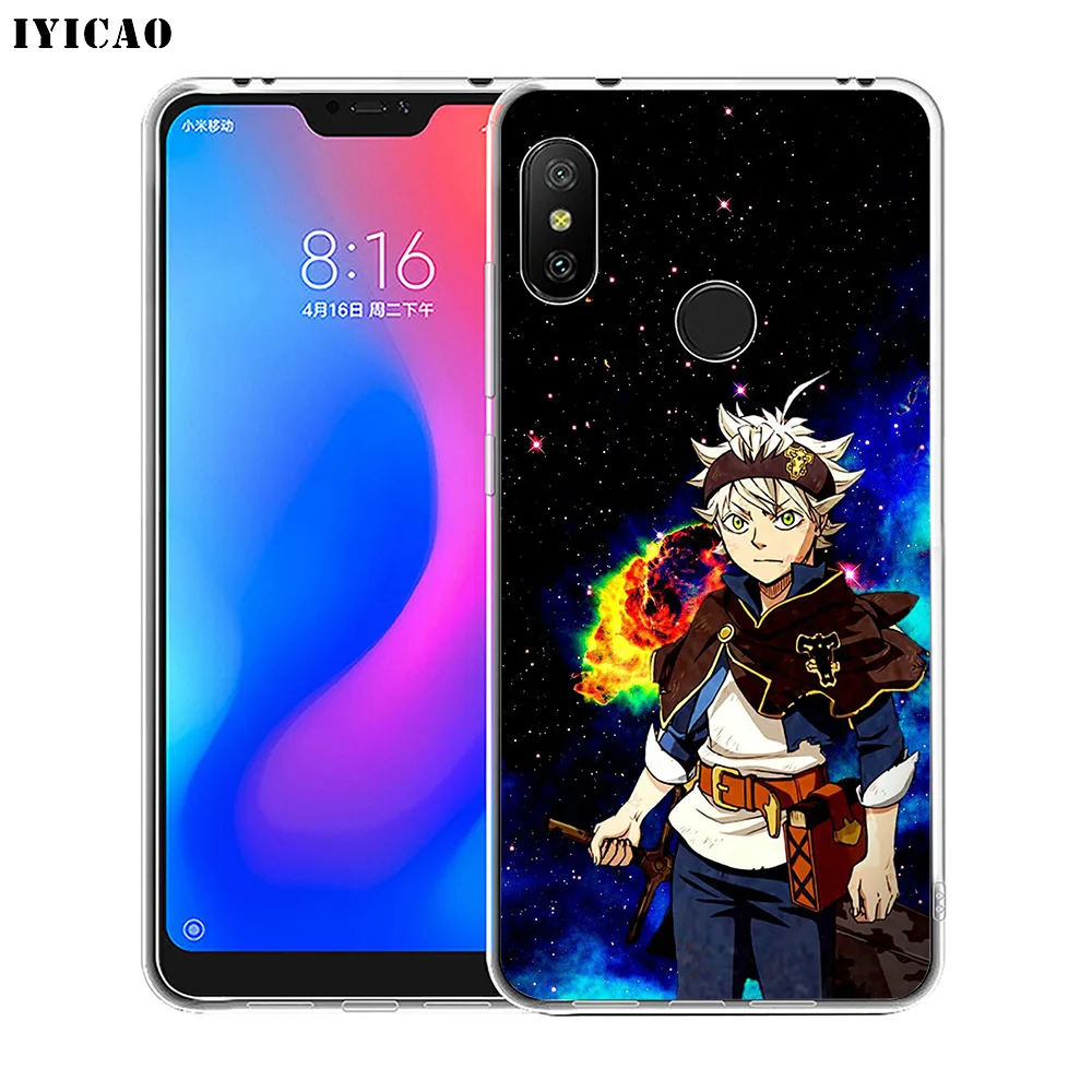 IYICAO Asta черный клевер мягкий силиконовый чехол для телефона Xiaomi Redmi 4A 5A 6A Note 7 6 5 Pro