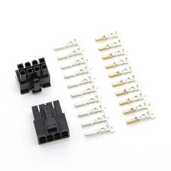 

4.2mm 5557 CPU/ATX 8Pin Male Connector with 10pcs Terminal pins for PC Modding.