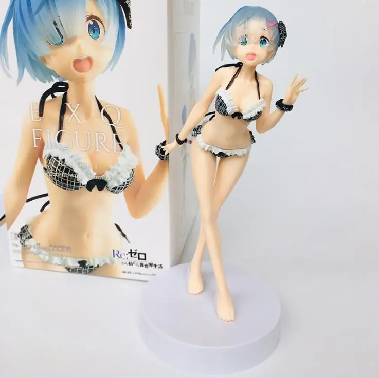 Аниме Re: Zero Life в другом мире от рам и рем бикини EXQ ver. Сексуальная фигурка ПВХ экшн
