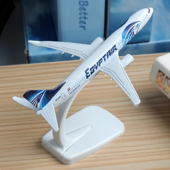 

16cm EGYPTAIR Airbus Plane Model Zinc Alloy Air Egypt Aviation Model Aircraft Egypt Airplane Airway Model Stand Craft Collection
