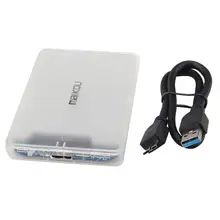 Maikou 2.5 Inch Usb3.0 Sata3 Ssd External Transparent Matte Mobile Hard Disk Box