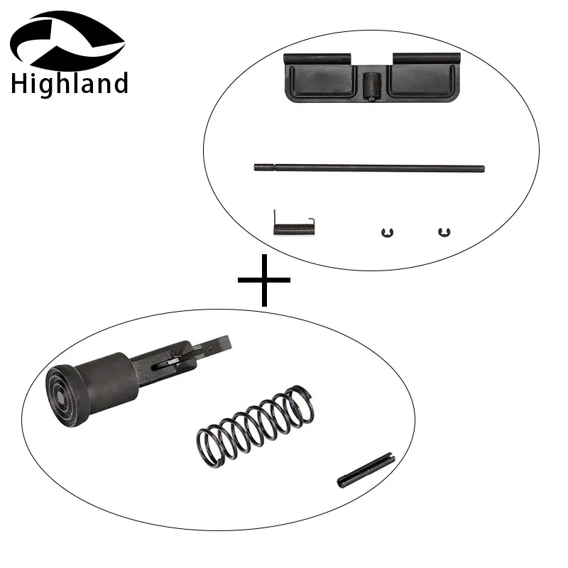 

Hunting M4 M16 AR 15 Upper Receiver Parts Kits Steel Airsoft .223 Forward Assist and Dust Cover Assembly Set