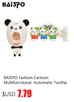 Выдавливание зубной пасты из тюбика диспенсер для детей милый мультфильм Животные дизайн зубная паста зубная щётка держатель Ванная комната бытовой