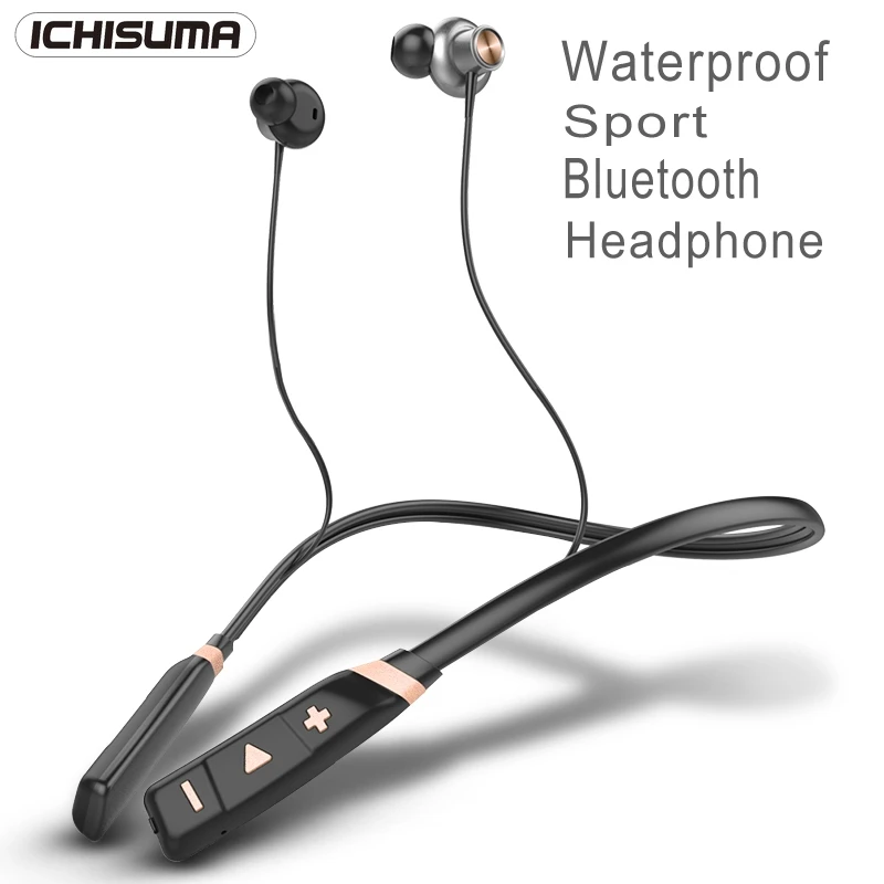 

Waterproof Wireless Headphone Bluetooth Headset Stereo Sport Earphone Handsfree Bluetooth 4.2