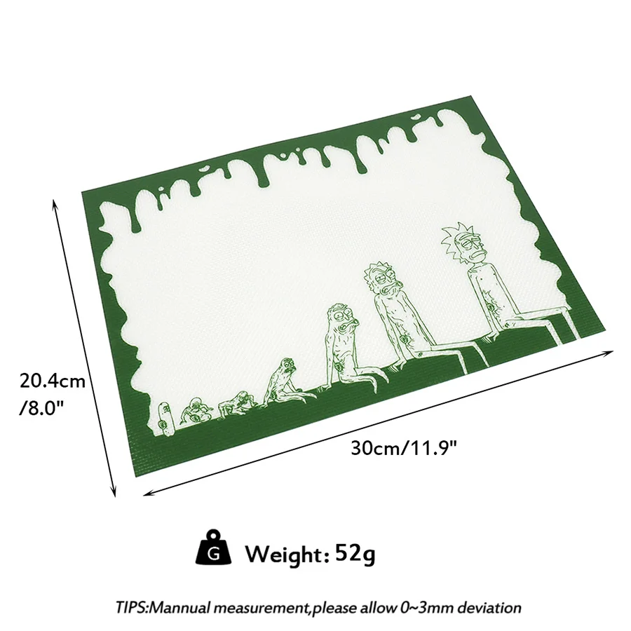 

New print pattern shape slick Silicone Fiberglass Silicone Baking Mat Baking Mat Tray Oven Dough Rolling Liner