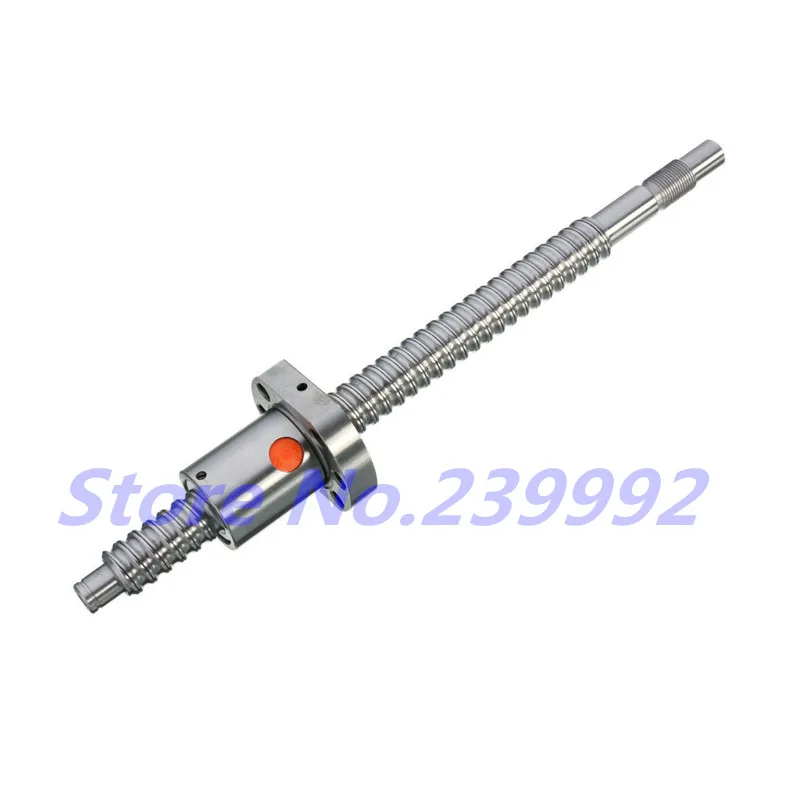 SFU1204 L700mm Ballscrew SFU1204 Anti Backlash Ball screw with single ballnut 
