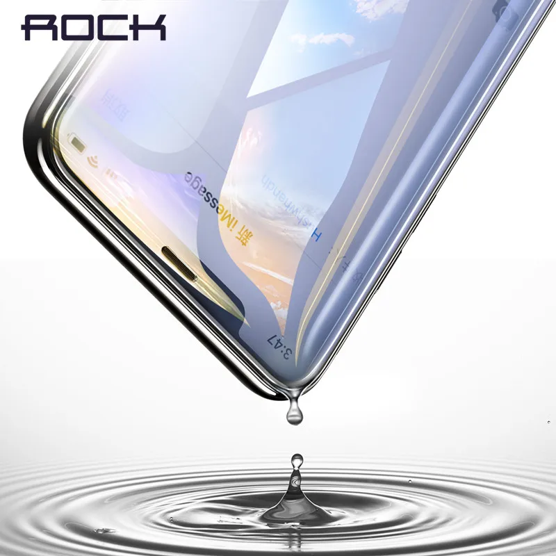 

Rock New 9D Curved Soft Hydrogel Screen Protectors for iPhone 2018, 0.18MM Slim Full Coverage Film For iPhone 6.1 6.5 inch