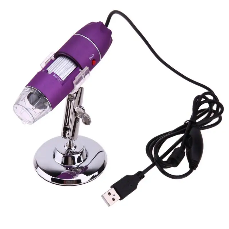 

50X-500X USB Digital Microscope Skin Hair Analyzer Follicle Scalp Detector OTG Function High Definition Skin Tester Adjustable