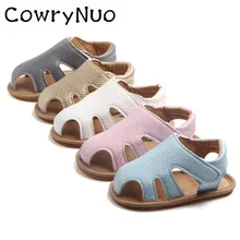 Новые детские сандалии; милые летние сабо для мальчиков и девочек; мягкие туфли для малышей; 5 цветов